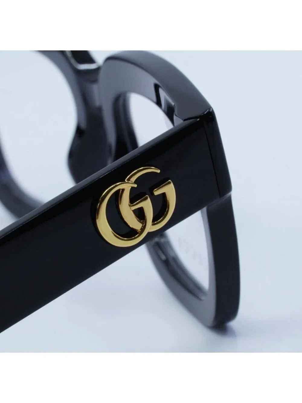 Gucci GG1549O 001 Eyeglasses Black 52mm Square Frame